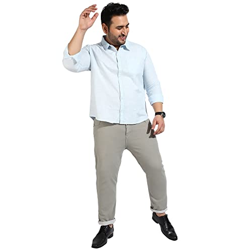 Image of CAHOOT Instafab Plus Men's Button Up Regular Fit Shirt for Casual Wear | Modern Clothing Shirt Crafted with Regular Sleeve, Comfort Fit & High-Performance for Everyday Wear