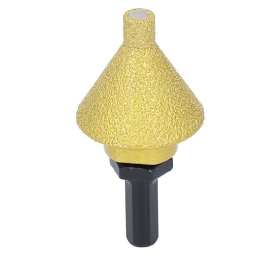 Tomantery Broca de Biselado de Diamante para Amoladora Cónica de Alta Precisión para Taladrar, Ampliar y Pulir Grano 50, para Baldosas de Cerámica de Granito de Mármol