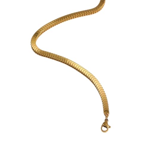 Collier tendance 2025 en acier plaqué or pour sublimer vos tenues de plage et de soirée