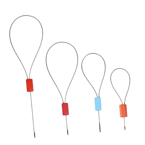 NAMOARLY Sealing Pliers Kit 50 Pcs Wire Seals 3a Steel High-Tension Easy to Use for Supermarket Port Random