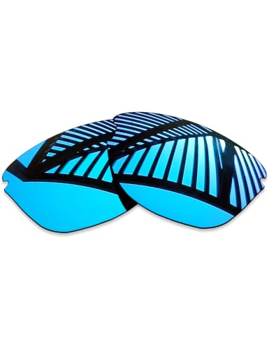 Image of 4 Pairs Replacement Lenses for Oakley Frogskins Lite OO9374 63mm Sunglasses - Solid Black+Titanium+Ice Blue+Fire Red