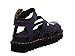 Dr. Martens Blaire Sandals For Women - Leather Ankle Strap With Adjustable Metal Buckle, Comfortable and Relaxing Sandals Blackcurrant Patent Lamper UK 5 (US Women's 7) M