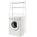 T-LoVendo 1 Estanteria sobre Inodoro WC Lavadora Ahorra Espacio Almacenamiento Cuarto Baño,...