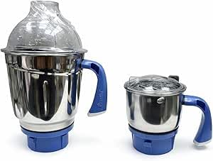 REPLACEMENT BLENDER JAR 1.5 LITER & CHUTNEY JAR COMBO SUITABLE FOR PREETHI BLUE LEAF MIXER GRINDER-picture-21