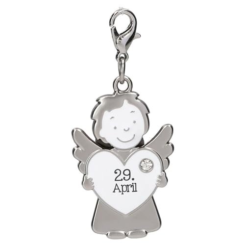 Pendentif ange gardien Depesche 14340.120 porte-clés avec cœur en métal