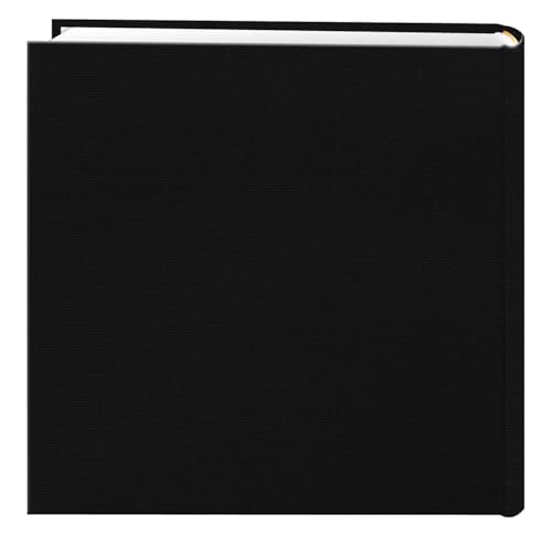 Fabric Frame Cover Photo Album 200 Pockets Hold 4x6 Photos, Deep Black - Image 3