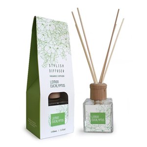 Difusor de aromas FLOWER 110 ml limón y eucalipto