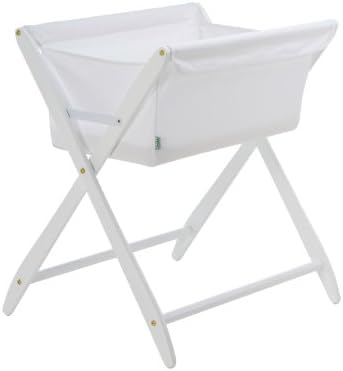 Cariboo Folding Bassinet, White