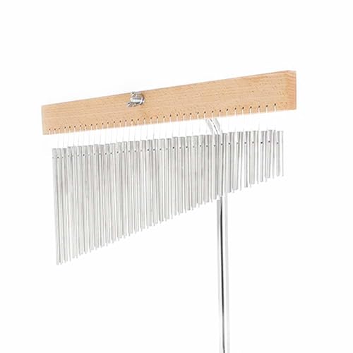 36-Tone Bar Chimes with Tripod Stand Single-Row Chime Musical Percussion for Enhancing Choir Music