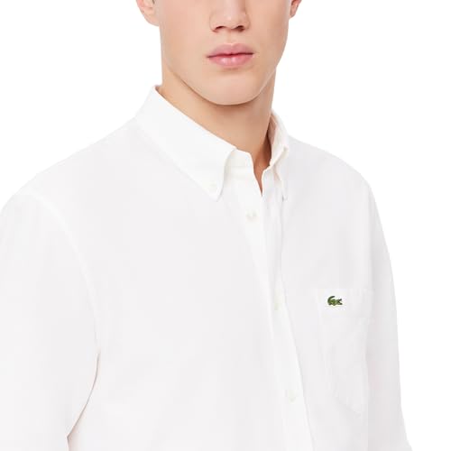 Lacoste Men's Regular Fit Oxford Cotton Shirt2