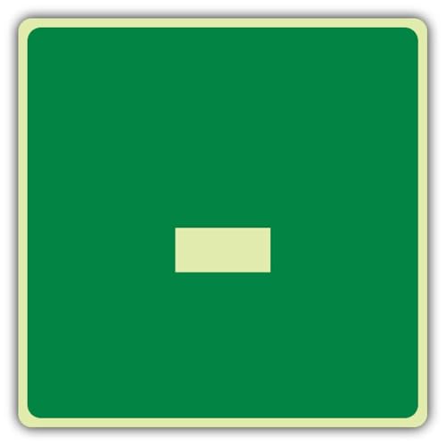 Panneau vert double lueur V Safety étiquette phosphorescente haute visibilité