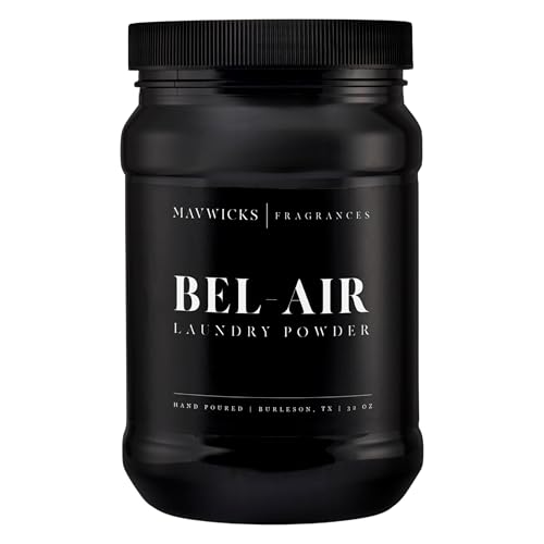 Mavwicks - Luxury Laundry Detergent Powder (Bel-Aire) 32 Oz Concentrated for Tough Stains and Odors For All Washing machine types Gentle on Fabrics