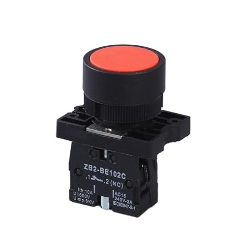 Bouton-poussoir 22mm ZB2-BE101C mécanisme robuste 10A à impulsion - 5