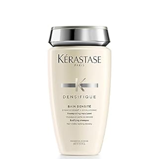 Kérastase Densifique Shampoo, Bain Densité, Thickening & Strengthening Shampoo, Removes Build-Up & Adds Shine, With Hyaluronic Acid, For Fine or Thin or Thinning Hair