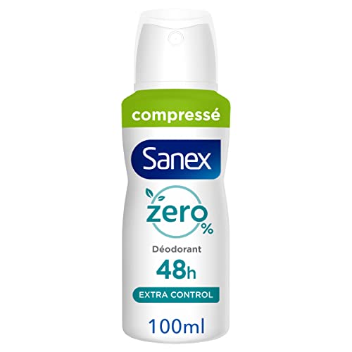 Déodorant pour homme et femme Sanex Zéro% spray compressé fraîcheur après le sport