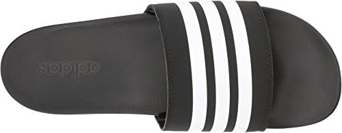 adidas Men's Adilette Comfort Slides, Black/Core White, 10 | Image 1