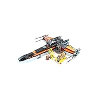 Embarque à bord du X-Wing fighter de Poe avec des fusils à ressorts, des fusils à tenons, un train d'atterrissage rétractable, des ailes qui s'ouvrent, un chargeur, une échelle d'accès et plus encore. Pars pour des missions intrépides avec le X-Wing ...