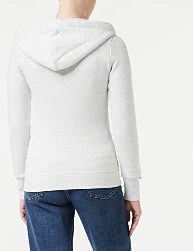 Superdry Orange Label Ziphood Felpa, Grigio (Ice
