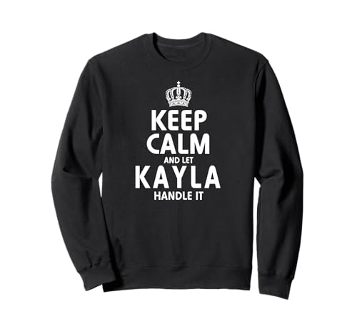 Keep calm KAYLA T�V���c �p�[�J�[ �X�E�F�b�g�V���c �M�t�g �g���[�i�[