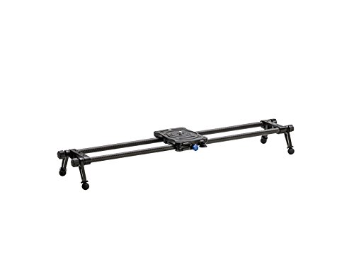 Image of Benro MoveOver8B Carbon Fiber Camera Slider with Carrying Case, Smooth 23.6 inch Travel, 17.6 lb Load Capacity, Precision Motion for Video, Film & Content Creation - Black (C08D6B)