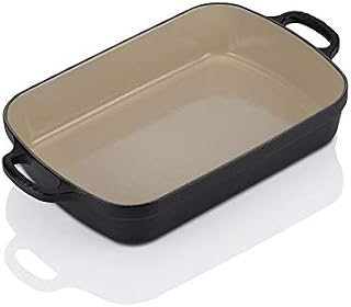 Le Creuset Signature Rectangular Roaster, 33 cm - Satin Black