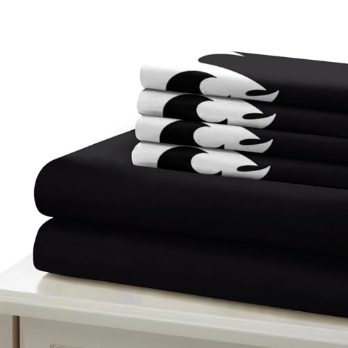 Linge de lit super king size 260x220 de qualité supérieure avec zip