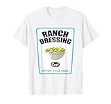 Halloween Matching Costume Ranch Dressing Bottle Label T-Shirt