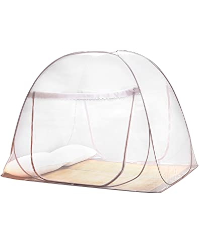 QWORK Pop Up Mosquito Net, 150x200x150cm