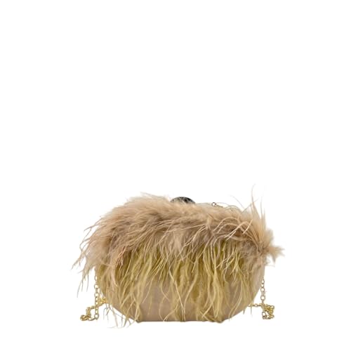 MODELISA - Bolso Clutch Cadena Hombro Cartera De Mano Boda Noche Fiesta Evento Mujer (Beige) MODELISA - Bolso Clutch Cadena Hombro Cartera De Mano Boda Noche Fiesta Evento Mujer (Beige)