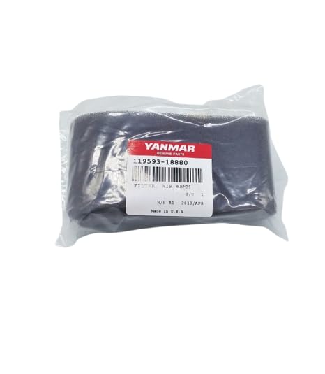 Yanmar 119593-18880 Air Filter 65MM fits 6LP series Genuine OEM