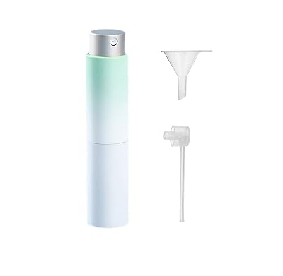 Sichumaria® 8 ml Gradient Green Mini Travel Perfume Refillable Bottle Spray Empty Atomizer with Perfume Extractor Pump,F