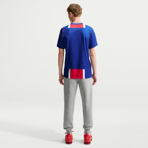 Nike PSG Dri-FIT Short-Sleeve Stadium Home Jersey pour Homme Old Royal/White/Univ M – vue 4