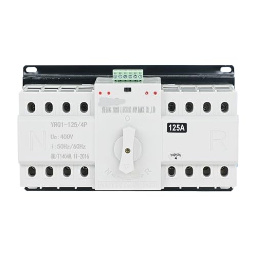 Interruptor de transferencia automática ATS 2P 230V 125A YRQ2CB para carril DIN 2