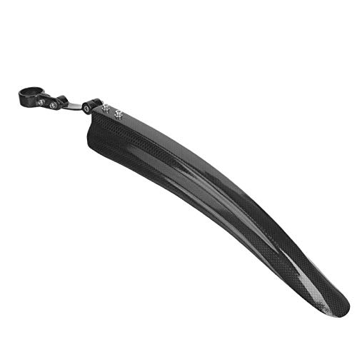 Carbon Fiber Outdoor Mountain Bike Fender Rear Mudguard Fenders Carbon Fiber Bicycle Accessory Wear- Exquisite Workmanship For Home Entertainment(3K Bright Light, Back Mud Tile) #TOP12