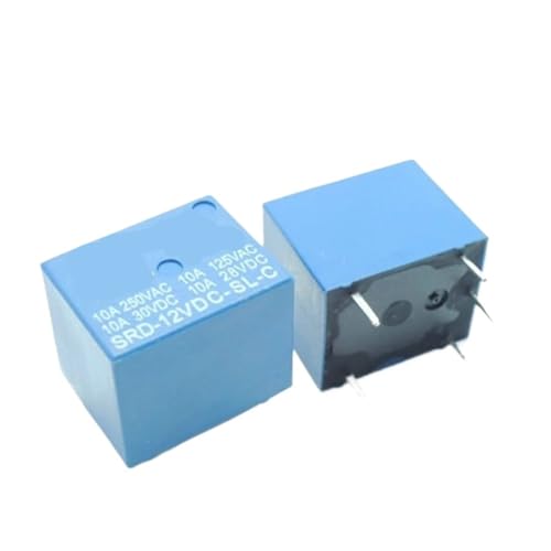 Relais SRD 9VDC SL C de 5 broches pour circuits imprimés lot de 50 pièces