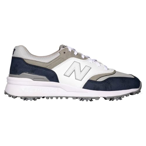 New Balance Men's 997 Golf, Navy/White 10 Medium