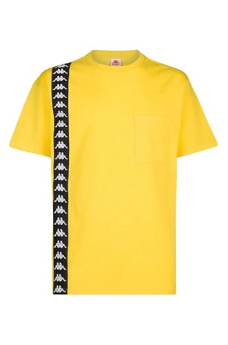 Kappa ECOP 222 Banda tee tee | Diseño Estilo Deportivo | Disponible en Varias Tallas/Colores | Jaune M