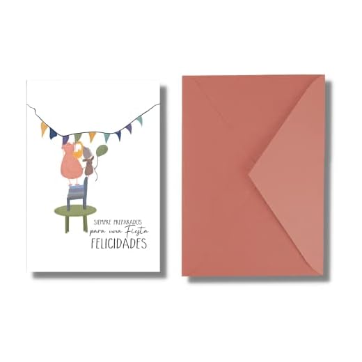 Forletter - Tarjeta de Felicitación, 15 x 21'5 cm, Cumpleaños, Fiesta