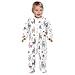 Emelivor Llama Christmas Baby One-Piece Newborn Pajamas Infant Footed Pjs with Zipper for Boy Girl Kids