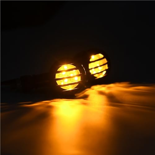 Luz trasera de moto con intermitentes ámbar 12V para solucionar fallos de luz 4