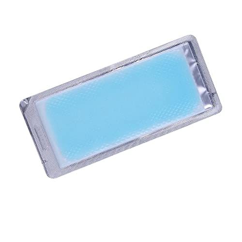 KOMBIUDA 8pcs Cooling Gel Patches for Fever Relief Instant Physical Cooling Forehead Strips Non Woven Backing Safe Heat Dissipation Sticker