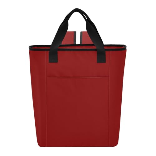 Maroon Cooler Bags 36 Cans Soft Sided Cooler Bag Carry Out Cooling Backpack