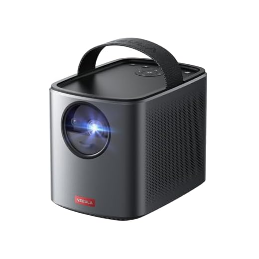 Nebula by Anker Mars II Pro 500 ANSI Lumen Portable Projector, Black, 720p Image, Video Projector, 40 to 100 Inch Image TV Projector, Movie Projector, Home Entertainment