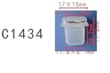 Autobahn88 Interior Trim Clip, compatible avec BMW E38 E39 525i 528i 740i M5 (OEM: 51417001629) (Pack de 20)
