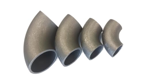 PSB STAHL AUF MASS Rohrbogen 3S 90° Schweißbogen Bogen nahtlos Stahl S235JR DIN 2605 (33,7 x 2,6 mm)