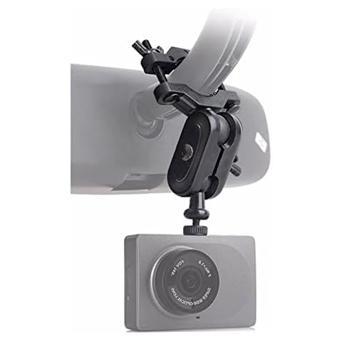 Universal Dash Cam Mount Rear View Mirror Holder with 16 Different Joints Compatible with APEMAN, Falcon F170, Old Shark, Peztio, Rexing V1P, Roav, UGSHDI, Z-Edge and Most Car Dash Camera Cover