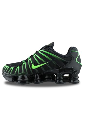 Nike Shox TL Men's Shoes (Black/Black/Green Strike)2