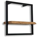 ✅ STYLISCH: Im schlichten, modernen Stil fügen sich die holz4home Wandregale kombiniert perfekt in das Gesamtbild Deiner Wohnung ein. Wähle aus verschiedenen Ausführungen entweder mit oder ohne natürliche Baumkante.