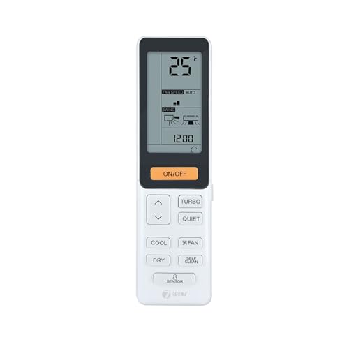 Image of 7SEVEN Compatible Haier Ac Remote Control Model 243 Suitable for 0010402886AD AS53FEBHRA AS26FBBHRA 1 1.5 2 Ton Split, Window and Cassette Air Conditioner - Match Keys Exactly with Existing Remote