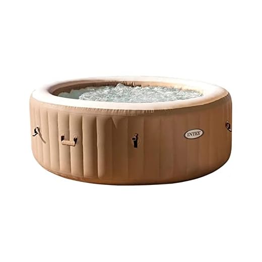 Intex 28426EX PureSpa - Spa Hinchable con Sistema de Burbujas, 4 Personas, 795L